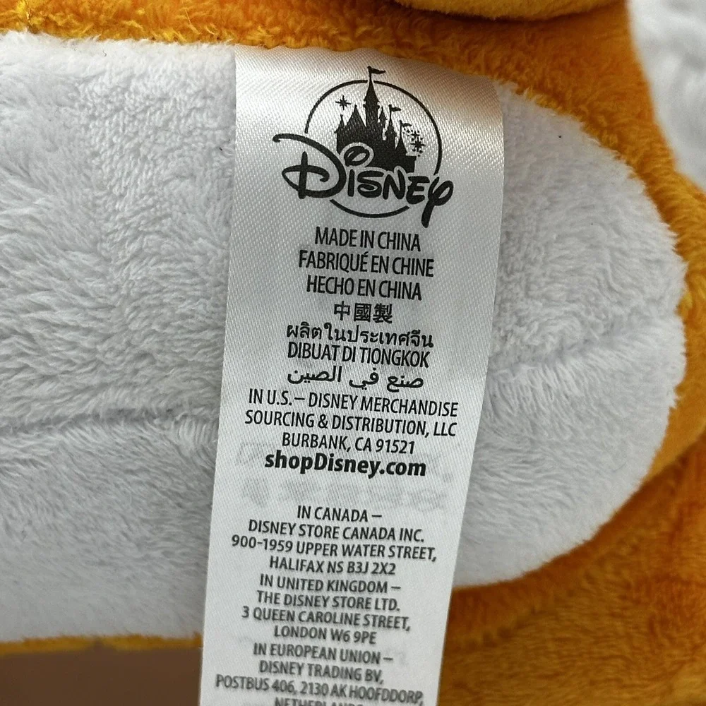 Disney Store Sox Orange Cat Buzz Lightyear Plush Stuffed Poseable Soft Toy Pixar